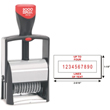 Looking for a stamp numberer? Choose the 2000 Plus Classic Line 2010/P self-inking numberer. This ten band numbering machine is perfect for repeat stamping.