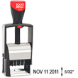 Shop for a self-inking stamp dater on the EZ Custom Stamps store. This 2000 Plus Classic Line self-inking dater comes in 1 color and stamps the month/date/year.