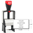 Shop for a self-inking stamp dater on the EZ Custom Stamps store. This 2000 Plus Classic Line 2300 self-inking dater comes in 1 color with 7 lines of customization.