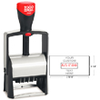 Looking for a self-inking stamp dater for the office? This rectangular 2000 Plus Classic Line 2460 dater comes in 2 ink colors and includes up to 5 lines of customization.