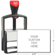 Looking for a self-inking stamp dater for the office? This rectangular 2000 Plus Classic Line 2800 dater comes in 1 ink color and includes up to 10 lines of customization.