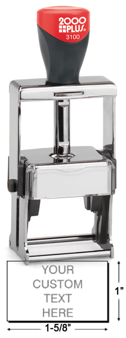 Looking for a self-inking stamp dater for the office? This rectangular 2000 Plus Classic Line 3100 dater includes up to 6 lines of customization.