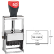 Looking for a self-inking stamp dater for the office? This rectangular 2000 Plus Classic Line 3360 dater includes up to 4 lines of customization.