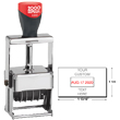 Looking for a self-inking stamp dater for the office? This rectangular 2000 Plus Classic Line 3360 2-color dater includes up to 4 lines of customization.