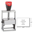 Looking for a self-inking stamp dater for the office? This rectangular 2000 Plus Classic Line 3600 dater includes up to 6 lines of customization.