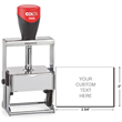 Looking for a self-inking stamp dater for the office? This rectangular 2000 Plus Classic Line 3800 dater includes up to 10 lines of customization.