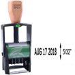 This ecofriendly stamp dater is perfect for the office! The 2000 Plus Green Line 2015 model is self-inking and features 1 ink color for heavy duty stamping use.