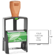 Looking for a custom ecofriendly self-inking stamp dater? Shop 8 line, 1 color, 2000 plus Green Line 2600 Self-inking stamp dater here!