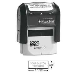 Looking for a custom self-inking address stamp maker? Shop 3 line, 2000 Plus Printer Line P10 Self-inking Address Stamp Maker here!