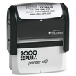 Make a custom stamp with your business address or company logo with this 2000 Plus P40 Self-Inking Stamp Printer. Buy today from the EZ Custom Stamps store.