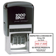 This 2000 Plus self-inking 2-color stamp dater generates a month/day/year/format stamp valid for 12 years. Buy today from the EZ Custom Stamps store.