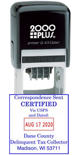 Looking for self-inking stamp daters? Find the Cosco 2000 Plus Q43 self-inking 2 color stamp dater with 8 lines of customization at the Ez Custom Stamps Store. 
impression size: 1-5/8" square (1.625 square. Text lines available: 1 to 8.