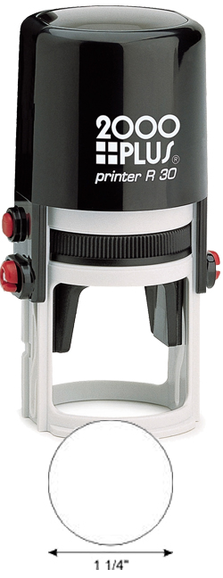Need round self-inking stamp printers? Shop the Cosco 2000 Plus R30 round self-inking stamp printer with 5 lines of customization at the EZ Custom Stamps Store.