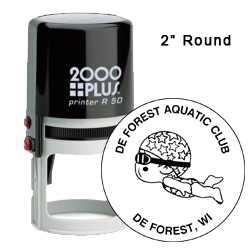 Lookin for self-inking stamp makers? Find the Cosco 2000 Plus R50 round self-inking stamp maker at the EZ Custom Stamps Store.