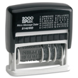 Need self-inking stamp daters? Shop our Cosco 2000 Plus S140 12 phrases micro-messahe self-inking stamp dater at the EZ Custom Stamps Store.