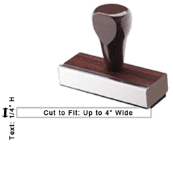 Think traditional, and make your own wooden rubber custom stamp at EZ Custom Stamps. Shop now or call (608) 310-4300 for more information.