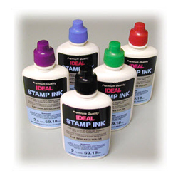 Premium Black Water-Based Refill Ink for Self Inking Stamps Inkpad