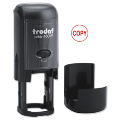 Looking for stamp daters? Purchase this Trodat self-inking 3/4" round stamp dater with up to 3 lines of customization at the EZ Custom Stamps Store.