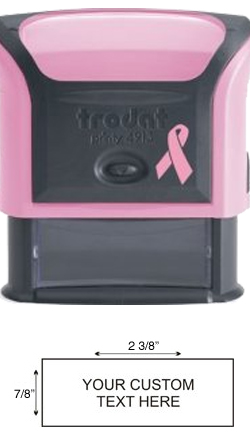 Need self-inking stamps? Check out our Trodat Printy pink-body rectangular self-inking stamp with up to 6 lines of customization at the EZ Custom Stamps Store.