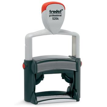 Looking for self-inking stamps? Check out our Trodat Professional 5204 2.38" rectangular self-inking stamp daters with up to 6 lines of customization at the EZ Custom Stamps Store.