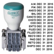 Looking for a self-inking stamp dater? This traditional Xstamper dater 40120 prints the year or date phrase for easy office use.