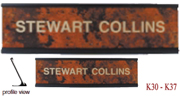 Looking for custom desk name plates? Shop our 2" X 10" custom desk name plates that come with aluminum holders at the EZ Custom Stamps Store.