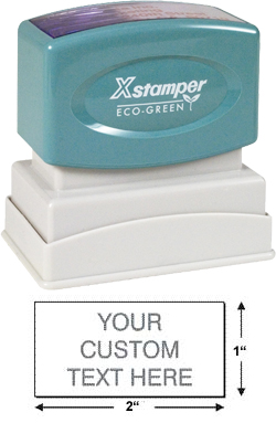 Shopping for a pre-inked address stamp? Order here online, choose ink color, font style, custom text.