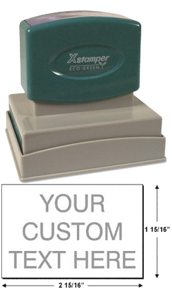 Shopping for a large pre-inked stamper? This ecofriendly Xstamper N22 provides customization up to seventeen lines and comes with a lifetime guarantee.