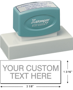 Shopping for a rectangular pre-inked stamper? This ecofriendly Xstamper N24 provides customization up to ten lines and comes with a lifetime guarantee.