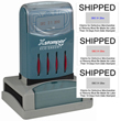 Looking for a rectangular stamp dater? This Xstamper N80 provides customization up to eight lines, comes in two ink colors, and makes date stamping effortless.