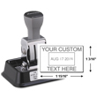 Looking for a rectangular stamp dater? This Xstamper N90 provides customization up to four lines, comes in one ink color, and makes date stamping effortless.