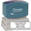 Shop for a Georgia Xstamper notary public seal on the EZ Custom Stamps store. This model produces a 7/8 inch x 2.25 inch stamp.