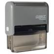 Looking for a rectangular stamper? This Xstamper ClassiX P09 model provides customization up to five lines and makes stamping effortless.