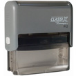 Looking for a rectangular stamper? This Xstamper ClassiX P12 model provides customization up to five lines and makes stamping effortless.