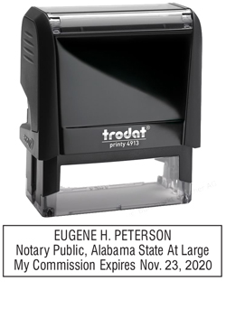 Looking for notary public stamps? Check out our Trodat self-inking Alabama Notary Public Stamp at the EZ Custom Stamps Store.