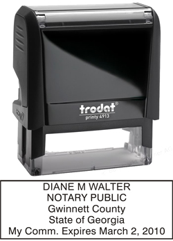 Looking for notary public stamps? Check out our Trodat self-inking Georgia Notary Public stamp at the EZ Custom Stamps Store.