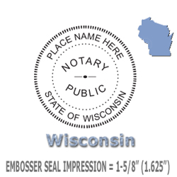 Looking for notary stamp embossers? Check out our pocket size Wisconsin public notary stamp embosser at the EZ Custom Stamps Store.