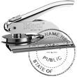 Do you need a notary public stamp embosser? Purchase this hand-held portable embosser designed for notary seals. Available at the EZ Custom Stamps store.