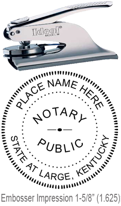 Do you need a Kentucky notary stamp embosser? Find your state's public stamp embosser here on the EZ Custom Stamp store today.