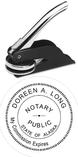 Looking for an Alaska notary stamp embosser? Find your state's official notary stamp embosser on the EZ Custom Stamps store today.