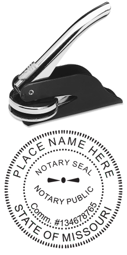 Looking for a Missouri notary stamp embosser? Find your state's official notary stamp embosser on the EZ Custom Stamps store today.
