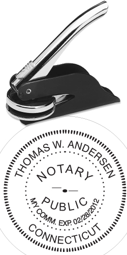 Looking for a Connecticut notary stamp embosser? Find your state's official notary stamp embosser on the EZ Custom Stamps store today.