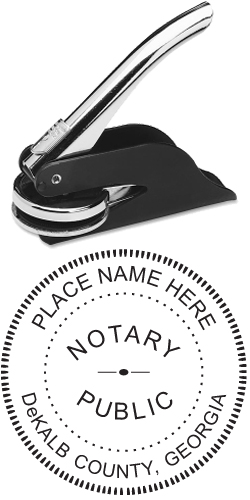 Looking for a Georgia notary stamp embosser? Find your state's official notary stamp embosser on the EZ Custom Stamps store today.