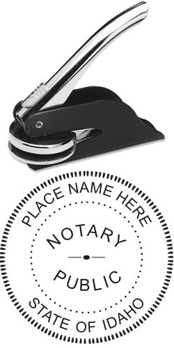 Looking for an Idaho notary stamp embosser? Find your state's official notary stamp embosser on the EZ Custom Stamps store today.