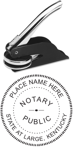 Looking for a Kentucky notary stamp embosser? Find your state's official notary stamp embosser on the EZ Custom Stamps store today.