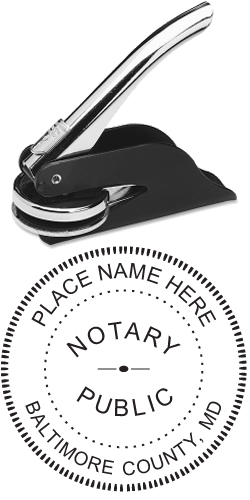 Looking for a Maryland notary stamp embosser? Find your state's official notary stamp embosser on the EZ Custom Stamps store today.