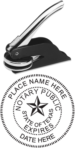 Looking for a Texas notary stamp embosser? Find your state's official notary stamp embosser on the EZ Custom Stamps store today.