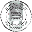 Looking for state notary stamps? Find the Cosco 2000 Plus self-inking Arkansas Notary Stamp at the EZ Custom Stamps Store.