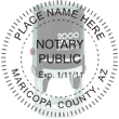 Looking for state notary stamps? Find the Cosco 2000 Plus self-inking Arizona Notary Stamp at the EZ Custom Stamps Store.