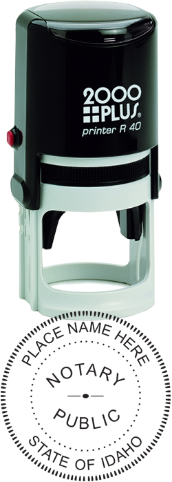 Looking for state notary stamps? Find the Cosco 2000 Plus self-inking Idaho Notary Stamp at the EZ Custom Stamps Store.